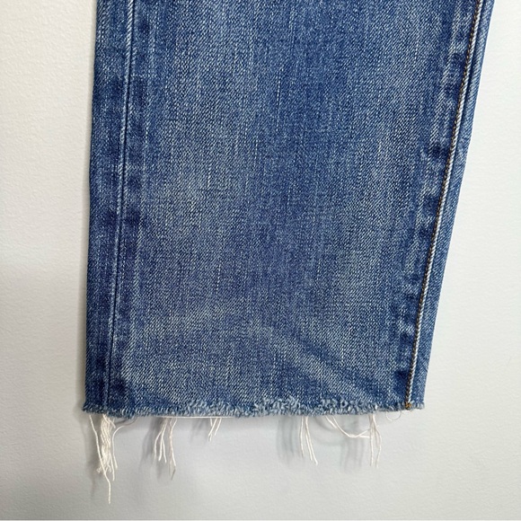 Tory Burch High Rise Cropped Vintage Wash Fragile Premium Selvedge Jeans 27 - Picture 8 of 14